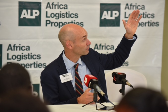 Toby Selman, CEO Africa Logistics Properties during the launch of ALP's North Industrial Park 3.JPG